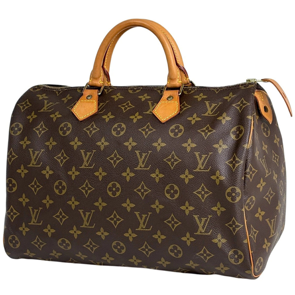 Louis Vuitton Speedy Boston Bag Handbag Monogram Brown
